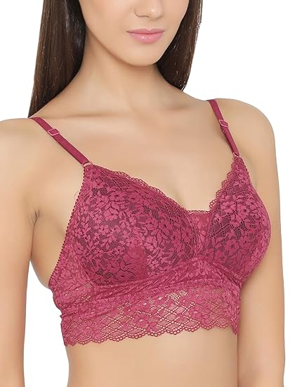Clovia Women’s Sleek Polyamide Bralette – Light & Stylish Support